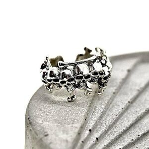Gothic Skull and Bones Ring
